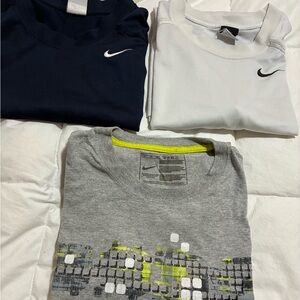 NIKE Dri-FIT Fitted Sleeveless Shirts XXL (Lot of 3) Tank Top.